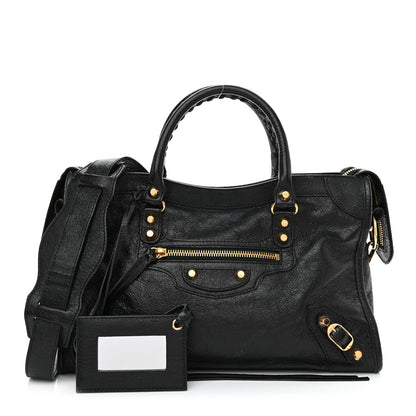 Balenciaga Agneau Classic Gold Hardware S City Black 1 of 9