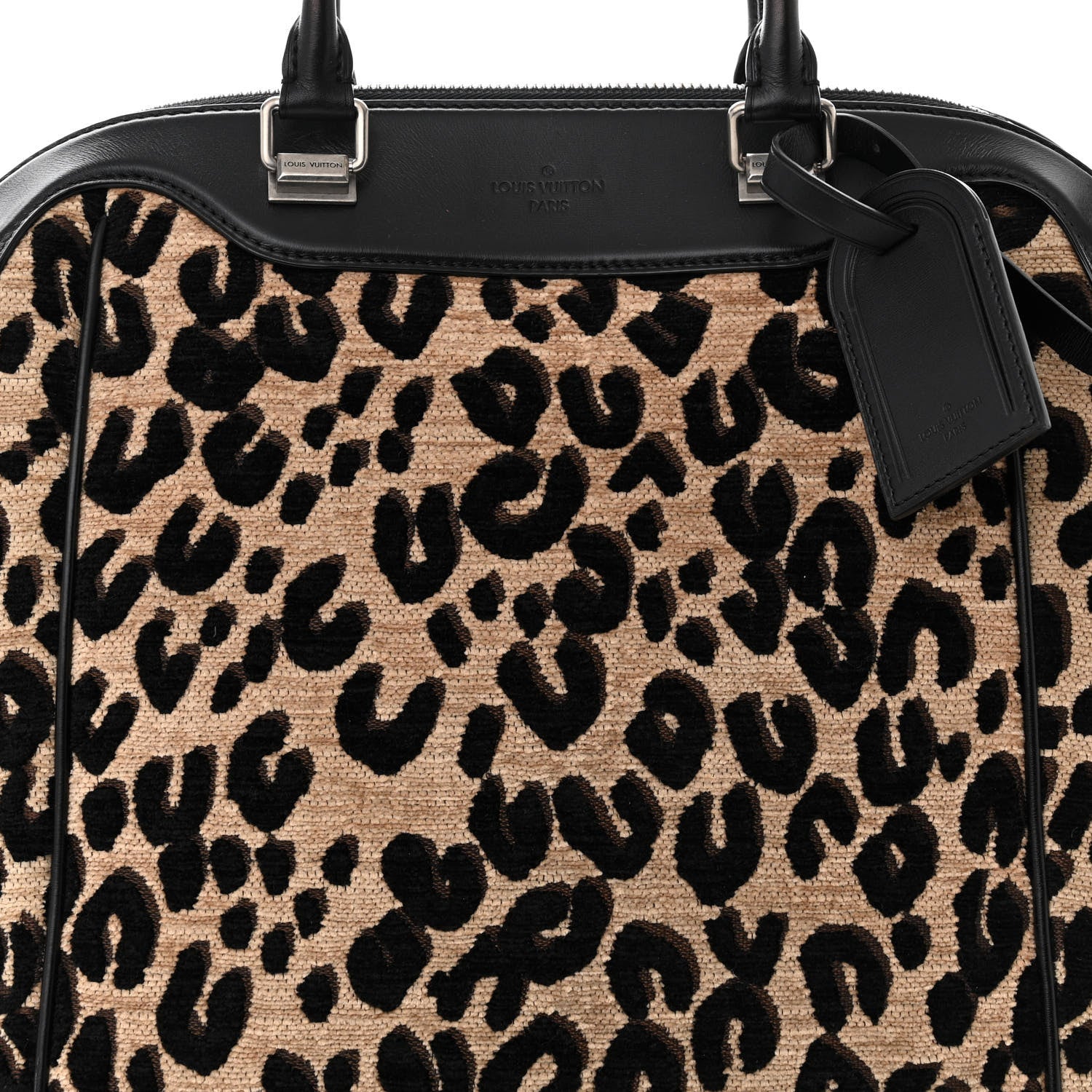 Louis Vuitton Jacquard Velvet Leopard Print Stephen Sprouse North