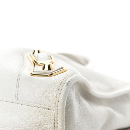 Balenciaga Chevre Gold Metallic Edge Hardware City White 9 of 15