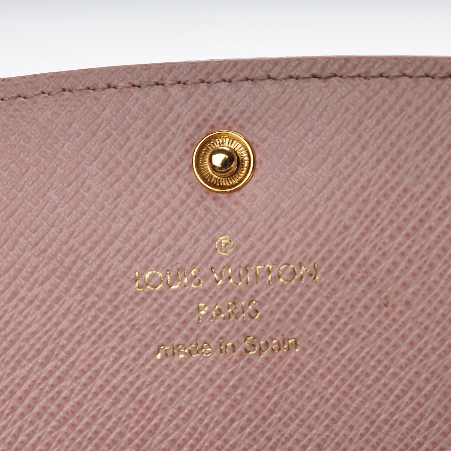 Monogram Emilie Wallet Rose Ballerine