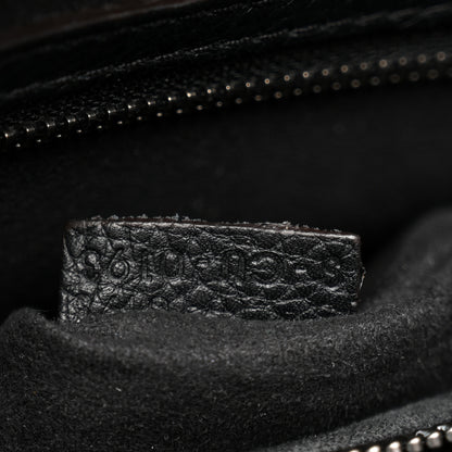 Celine Drummed Calfskin Mini Luggage Black 7 of 13