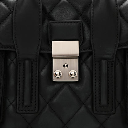 3.1 Phillip Lim Calfskin Quilted Mini Pashli Satchel Black 8 of 9