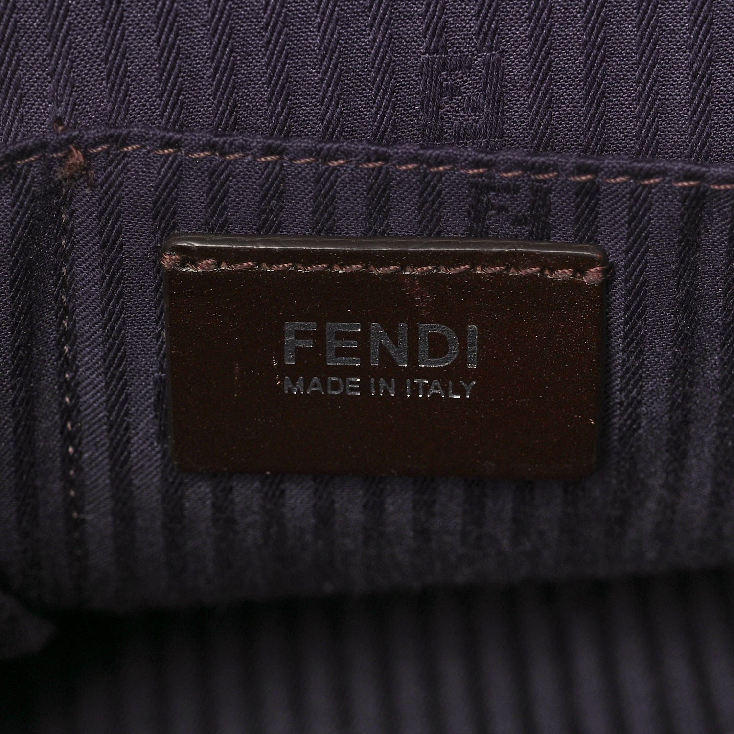 Fendi Vitello Elite Regular 2Jours Tote Ametista 5 of 13