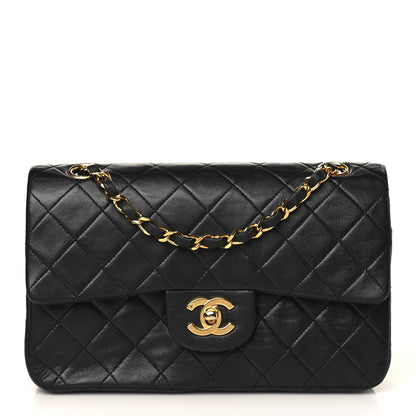 Chanel Lambskin Quilted Medium Double Flap Black 1 of 12