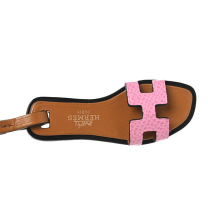 Hermes Epsom Butler Calfskin Hunter Oran Nano Bag Charm Rose Confetti Sable 3 of 4