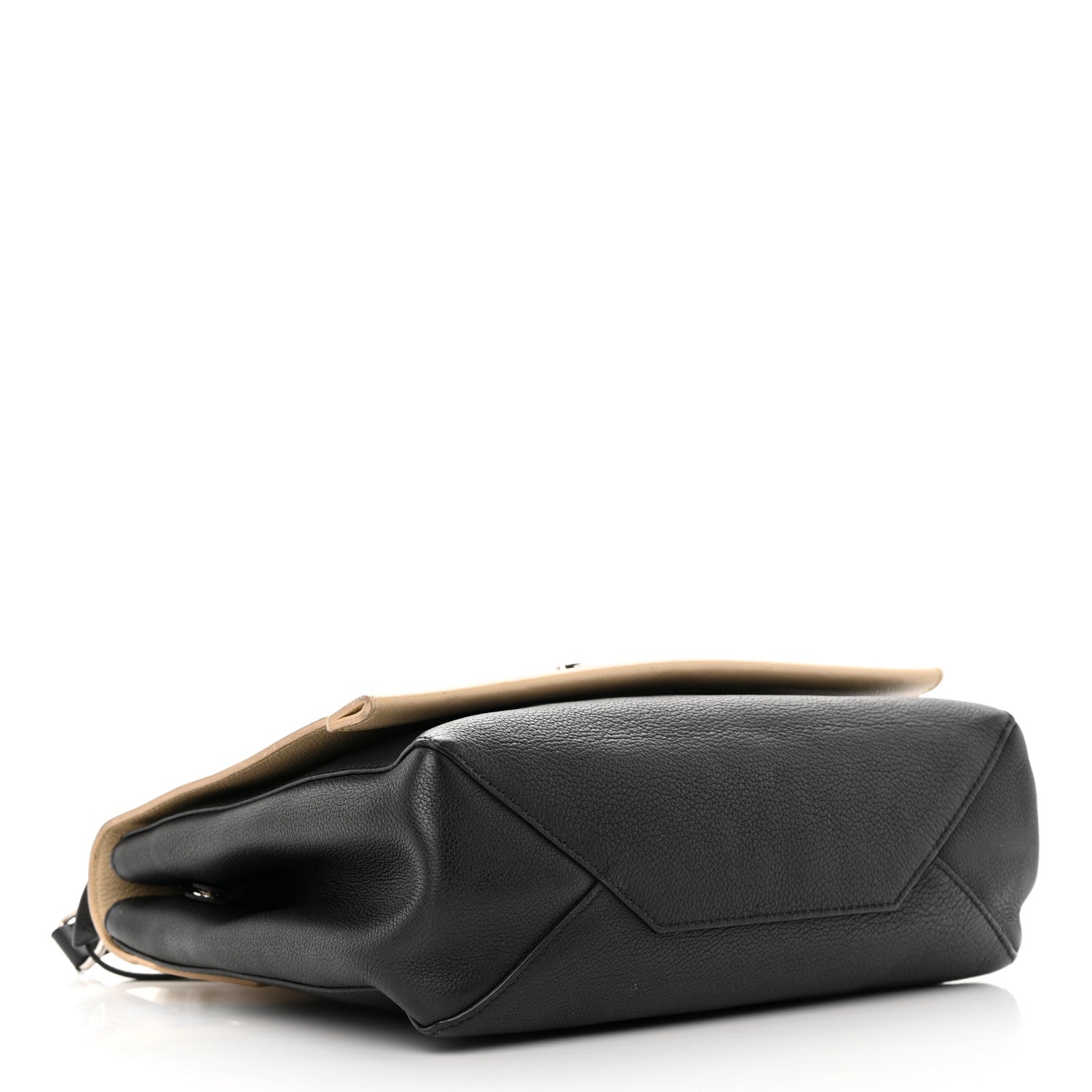 Louis Vuitton Soft Calfskin Lockme II Top Handle Vanille Black 4 of 23