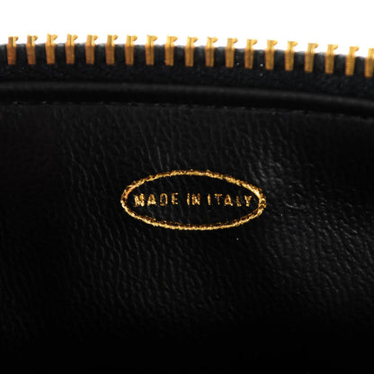 Chanel Lambskin Vanity Cosmetic Case Black 7 of 8
