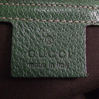 Gucci Leather Medium Bardot Green 8 of 12