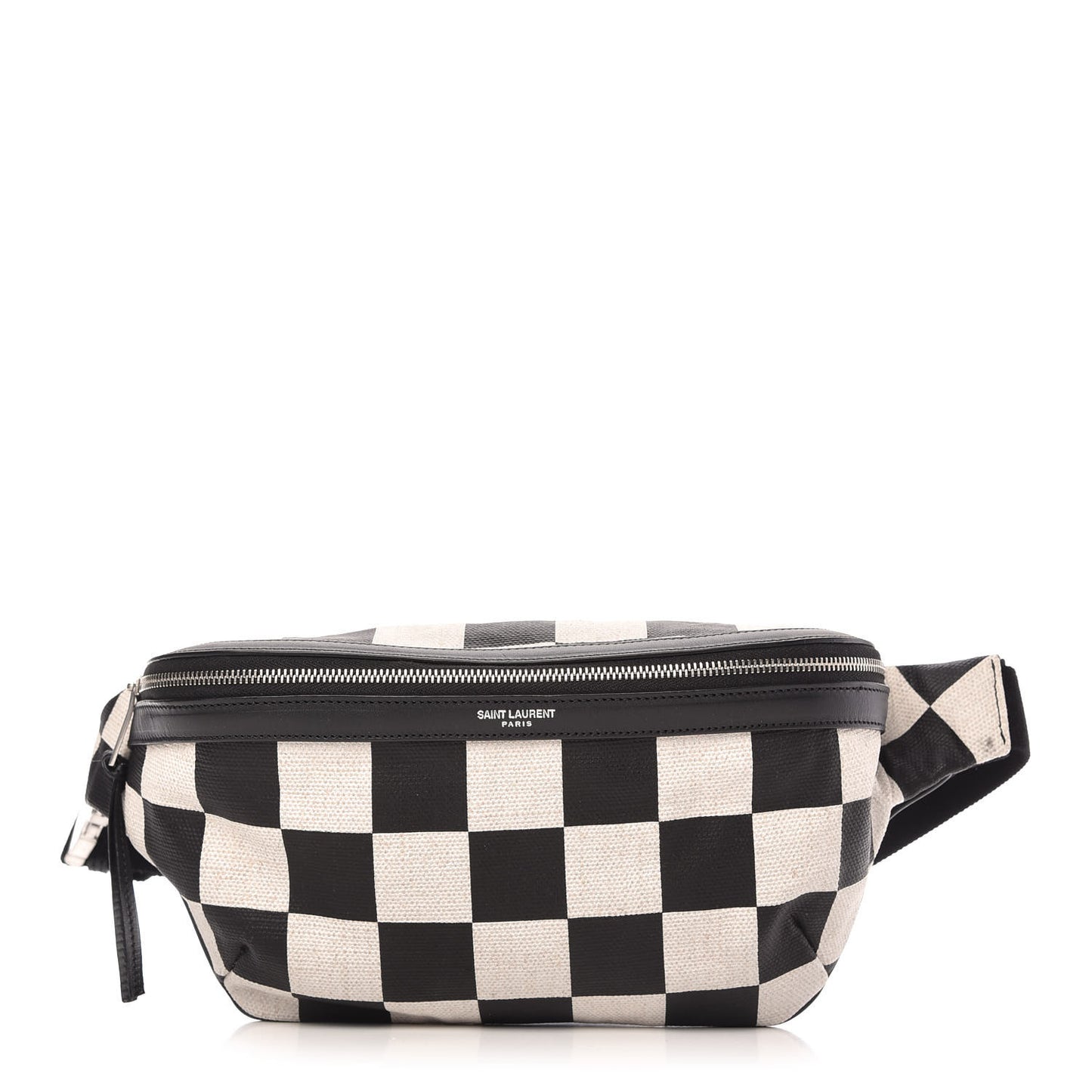 Canvas Classic Belt Bag Black White