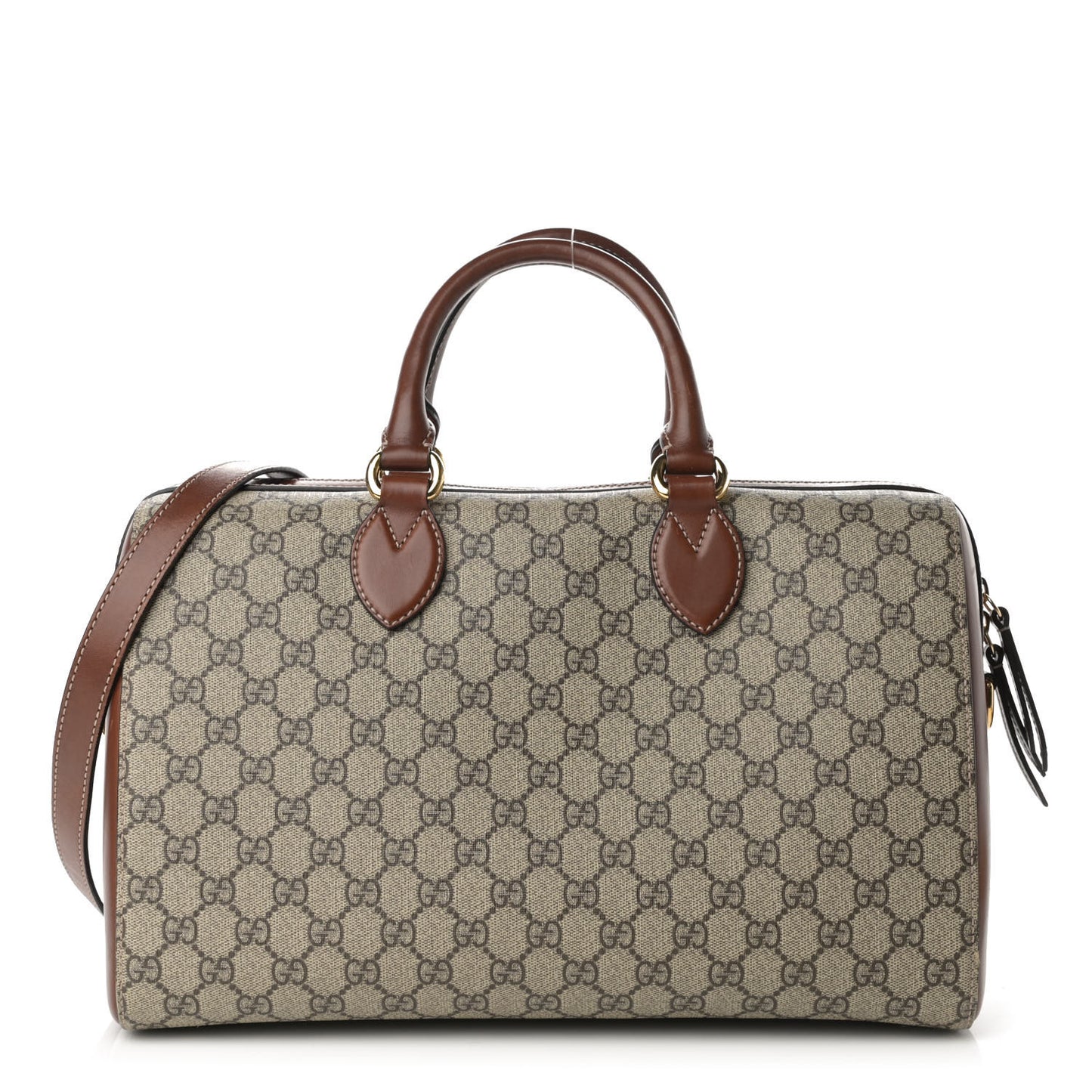 GG Supreme Monogram Medium Boston Beige Cuir