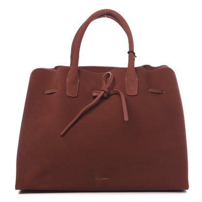Mansur Gavriel Suede Large Sun Bag Brick 1 of 10
