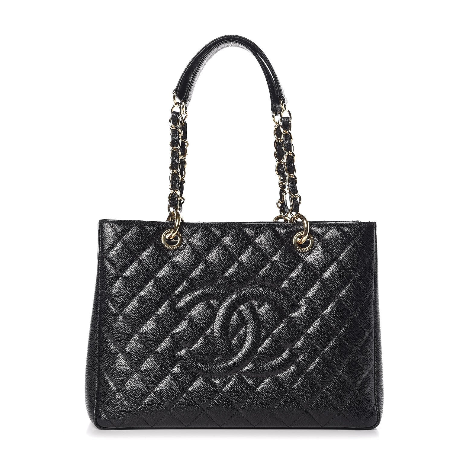 Chanel Caviar Quilted Grand Shopping Tote GST Black 1 of 7