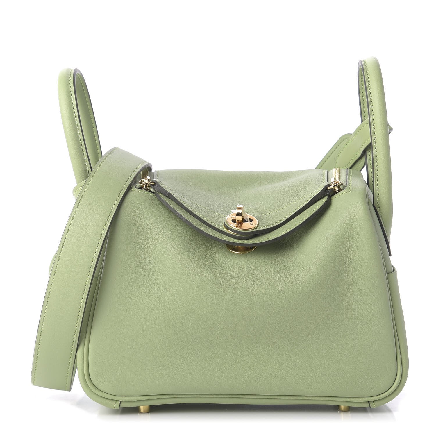 Hermes Swift Mini Lindy 20 Vert Criquet 1 of 11