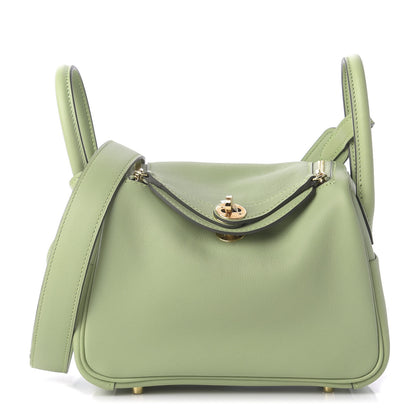 Hermes Swift Mini Lindy 20 Vert Criquet 1 of 11