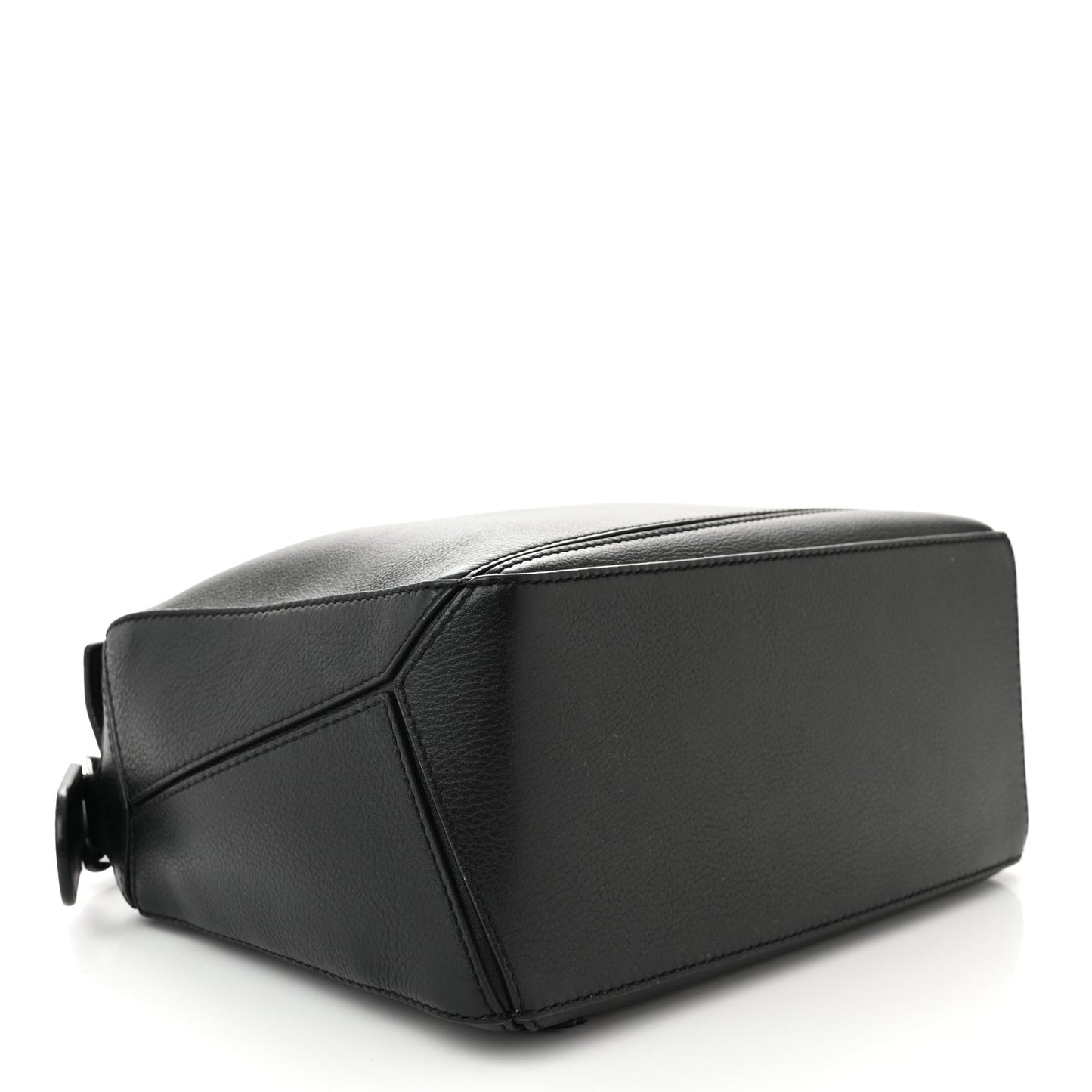 Calfskin Small Puzzle Bag Black