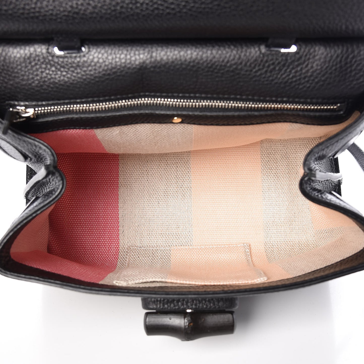 Cellarius Calfskin Small Bamboo Daily Top Handle Bag Black