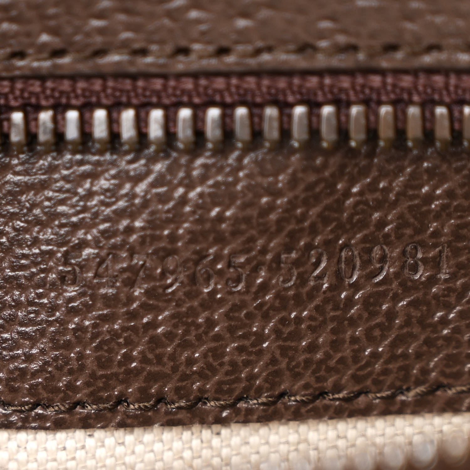 Gucci GG Supreme Monogram Textured Dollar Calfskin Web Small Ophidia Day Backpack Beige Ebony Fluorescent Fuchsia 7 of 10