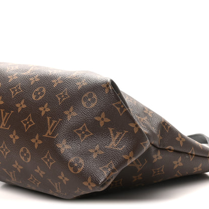 Louis Vuitton Monogram Flower Zipped Tote MM Black 9 of 9