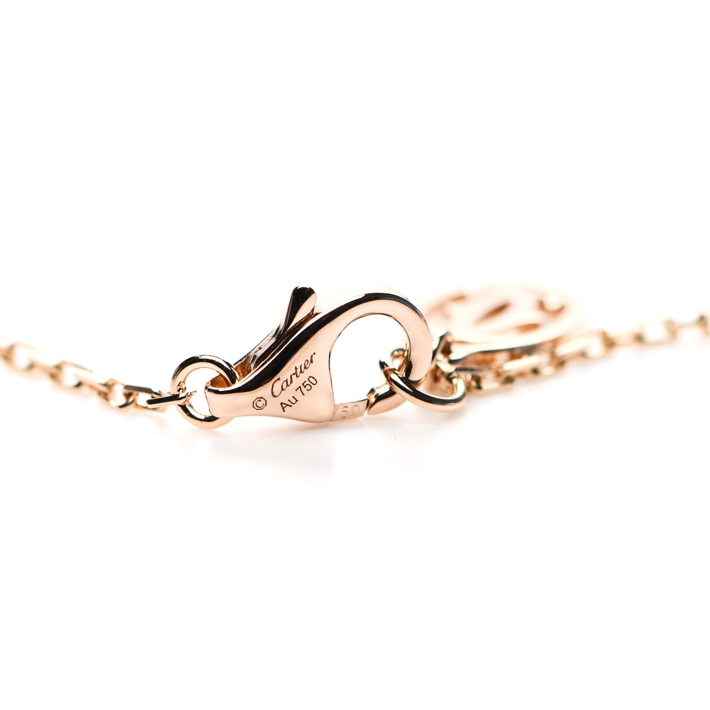 18K Pink Gold Pink Sapphire D'Amour Pendant Necklace