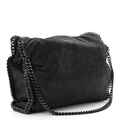 Stella McCartney Shaggy Deer Falabella Fold Over Tote Black 3 of 10