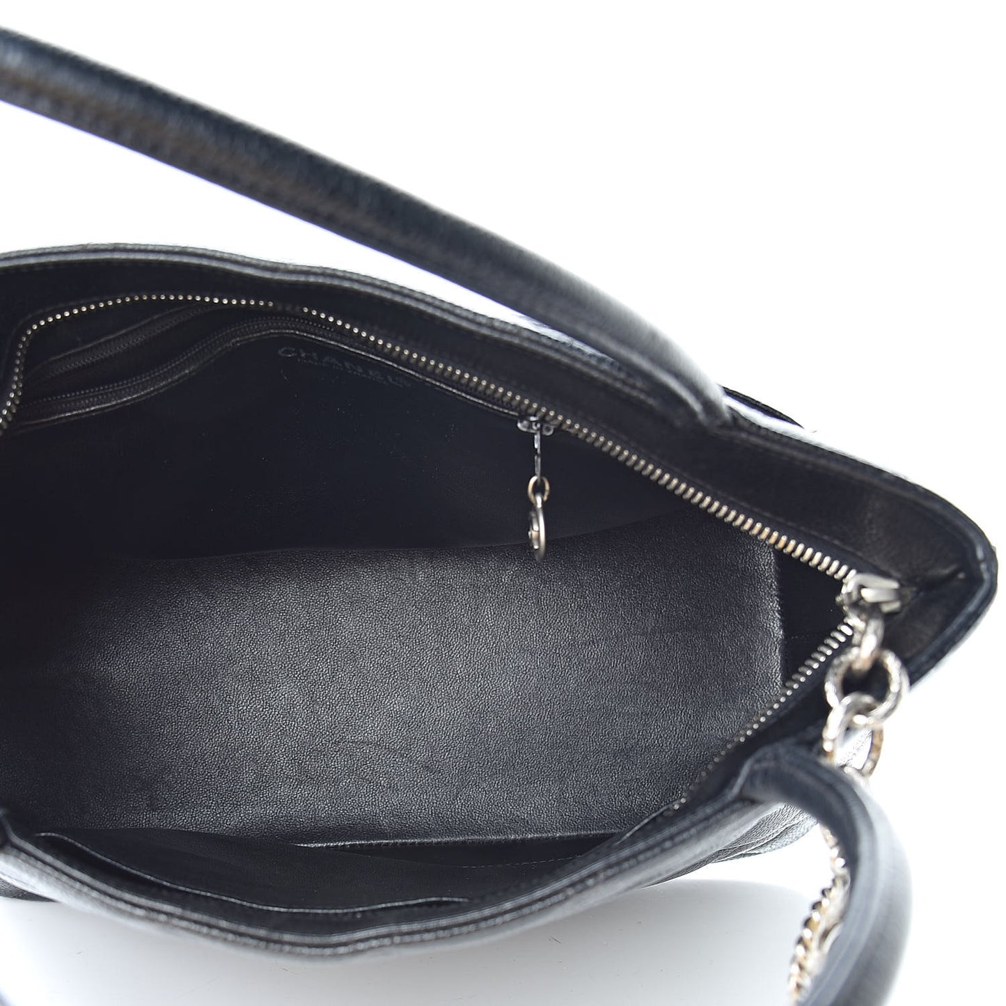 Caviar Quilted Medallion Tote Black