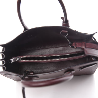 Saint Laurent Grained Calfskin Baby Sac De Jour Amaranto 5 of 12