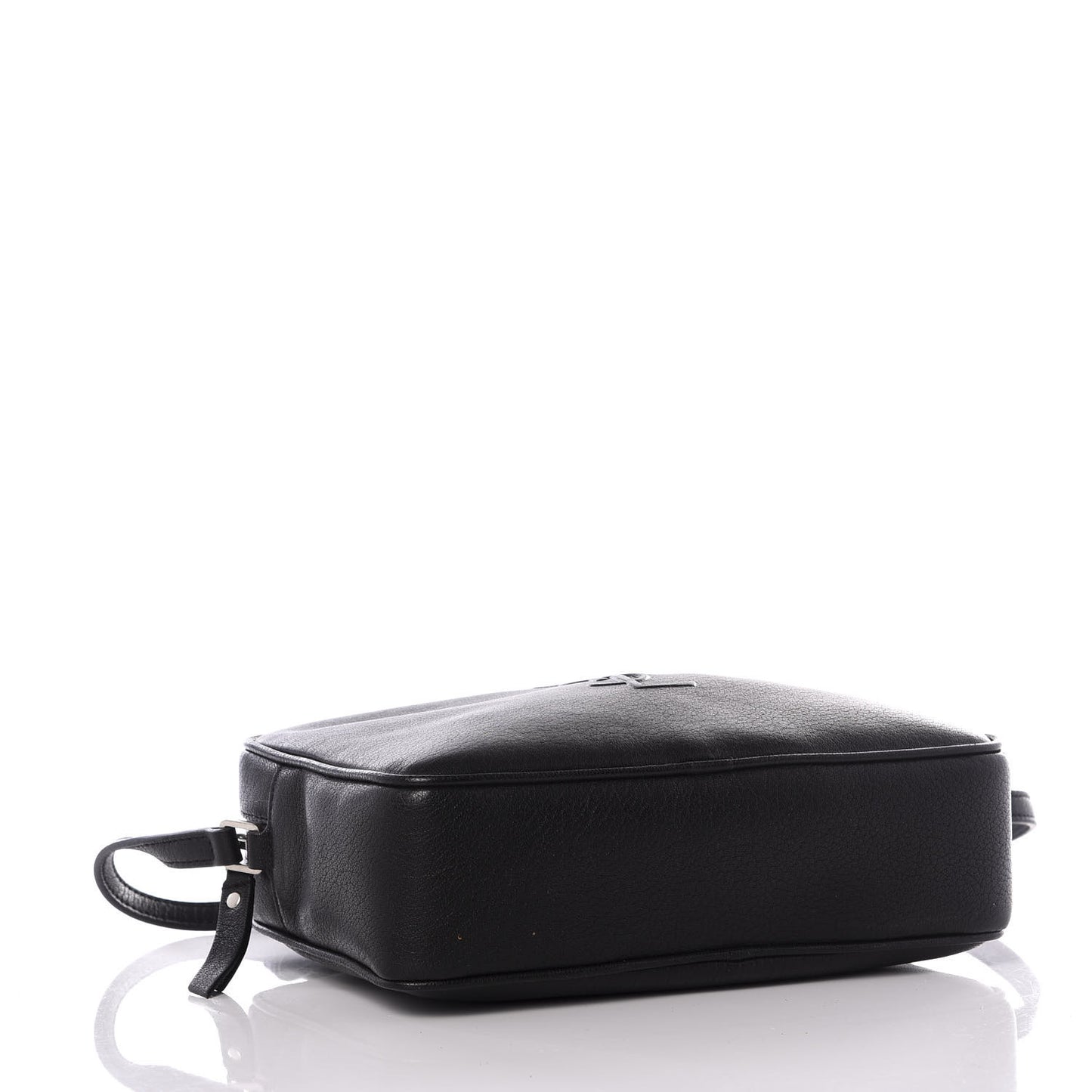 Lambskin Monogram Small Lou Camera Bag Black