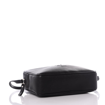 Saint Laurent Lambskin Monogram Small Lou Camera Bag Black 3 of 10