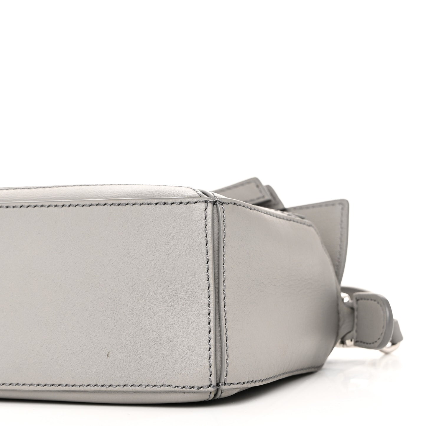 Calfskin Mini Puzzle Bag Pearl Grey