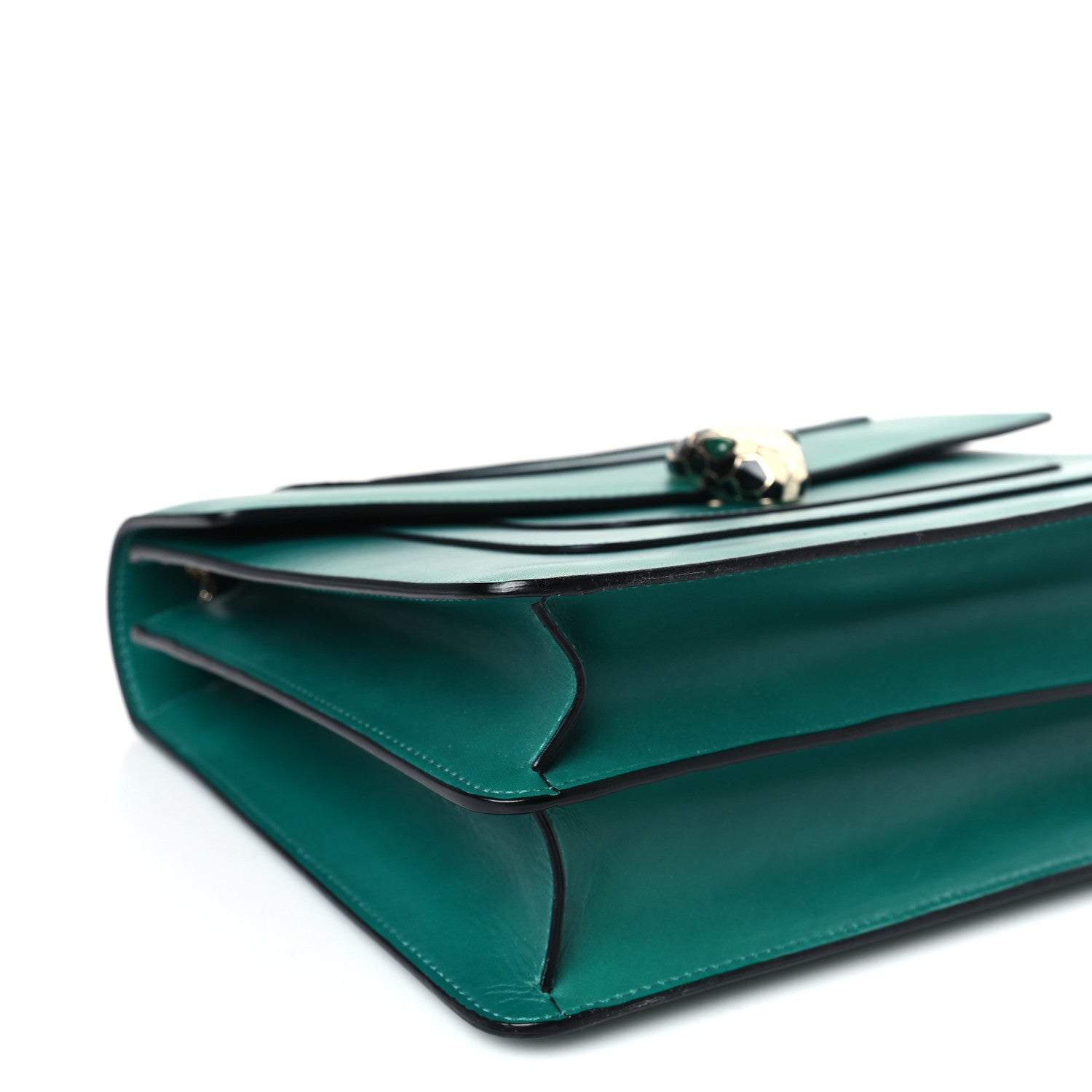 Bulgari Calfskin Serpenti Forever Crossbody Emerald Green 8 of 9