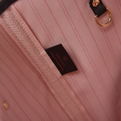 Louis Vuitton Damier Ebene Neo Neverfull MM Rose Ballerine 8 of 10