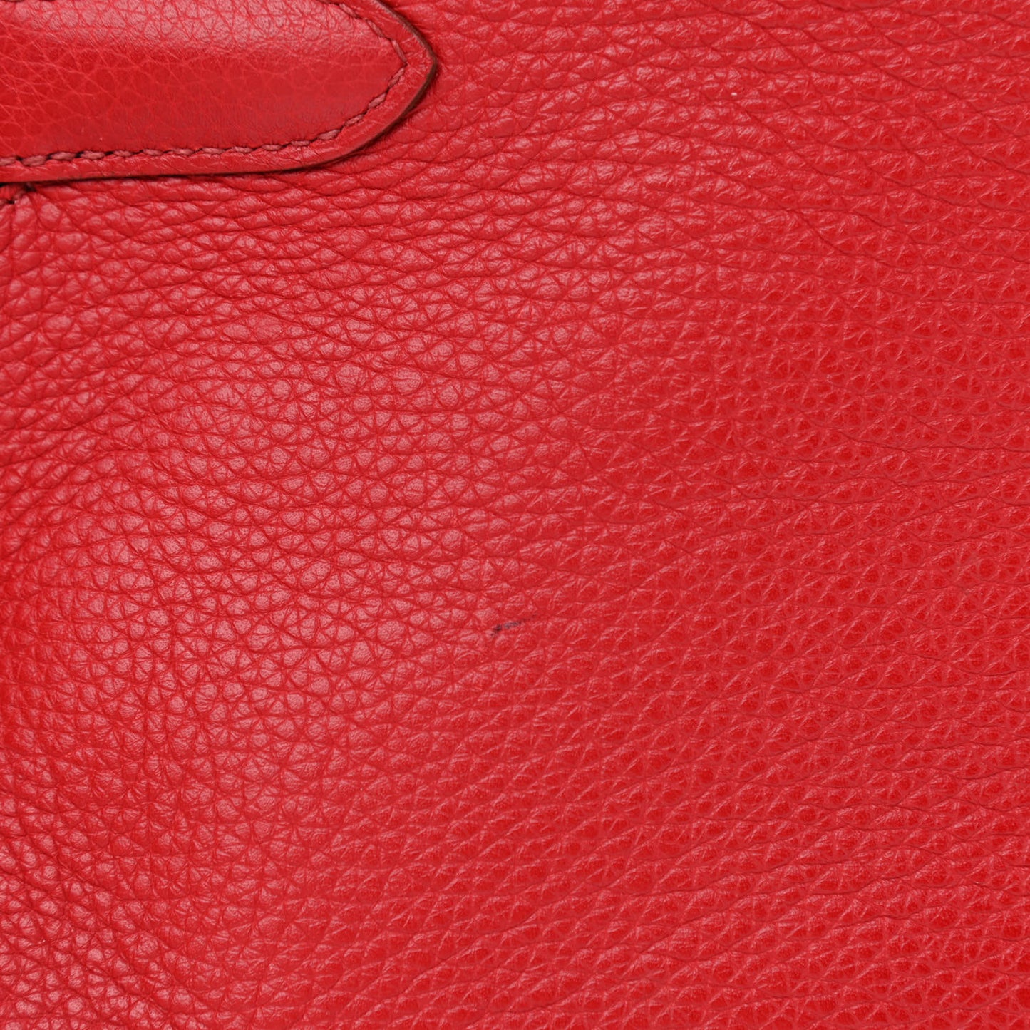 Taurillon Clemence Shoulder Kelly 40 Rouge Vif