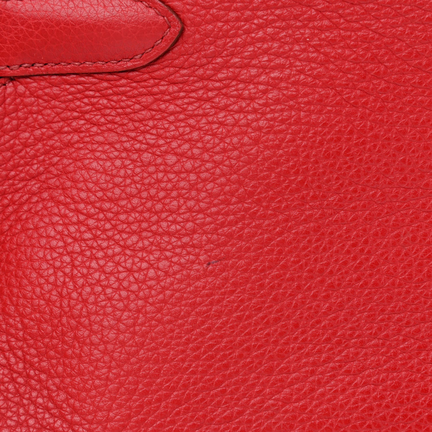 Hermes Taurillon Clemence Shoulder Kelly 40 Rouge Vif 11 of 14