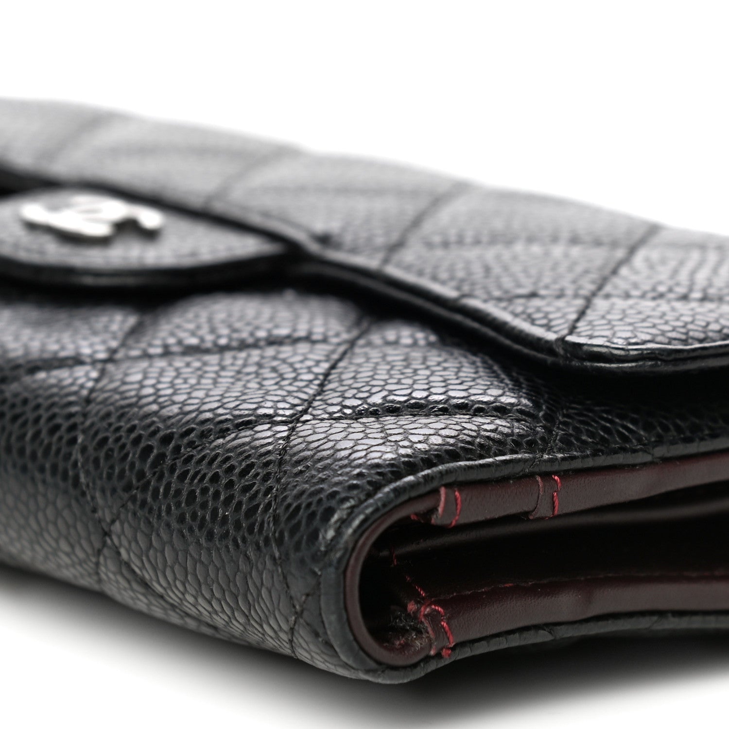 Chanel Caviar Quilted Long Flap Wallet Black 12 of 19