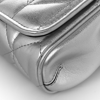 Jimmy Choo Metallic Calfskin Diondra Belt Bag Silver 8 of 8