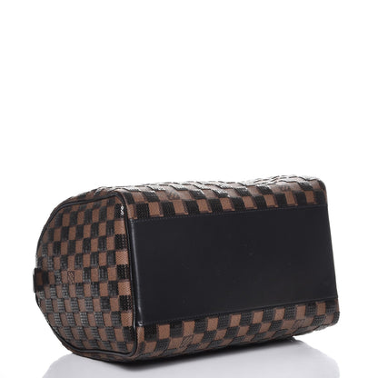 Louis Vuitton Damier Paillettes Speedy 30 Black 4 of 9