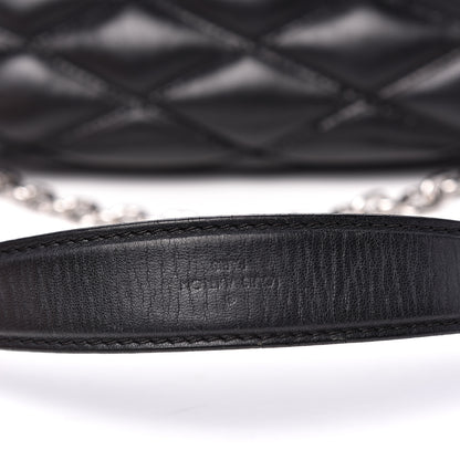 Louis Vuitton Lambskin Malletage GO-14 PM Black 13 of 17