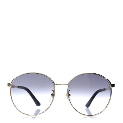 Gucci Web Round Sunglasses GG0206SK Gold 2 of 8