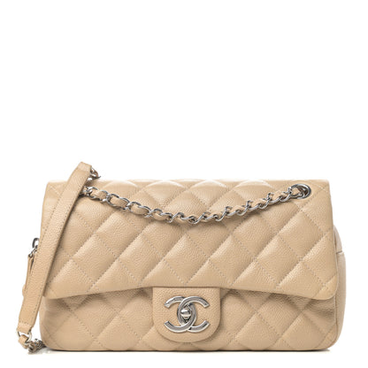 Chanel Caviar Quilted Medium Easy Flap Beige 1 of 11