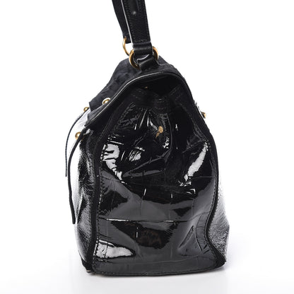 Saint Laurent Pony Hair Patent Medium Muse Two Black 15 of 15