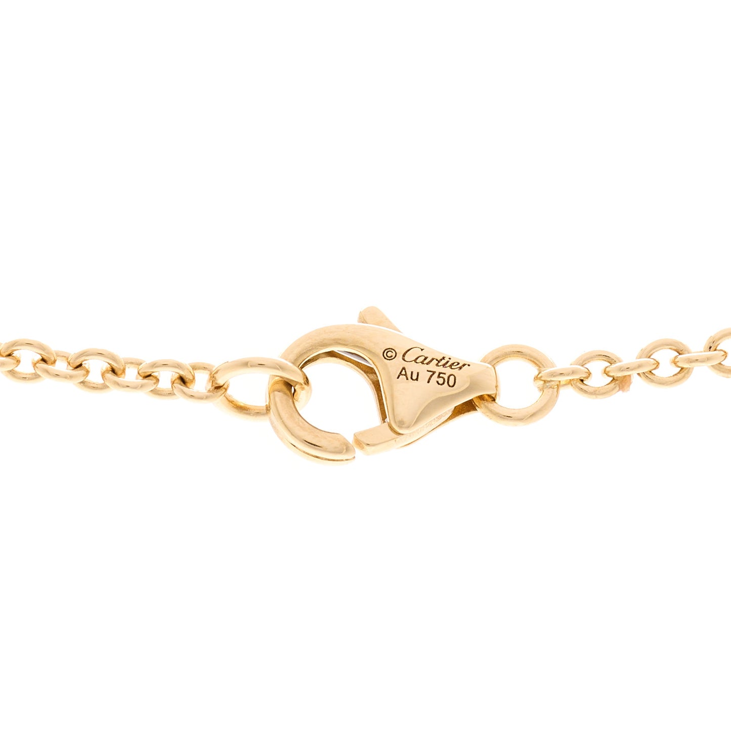 18K Yellow Gold Interlocking LOVE Necklace