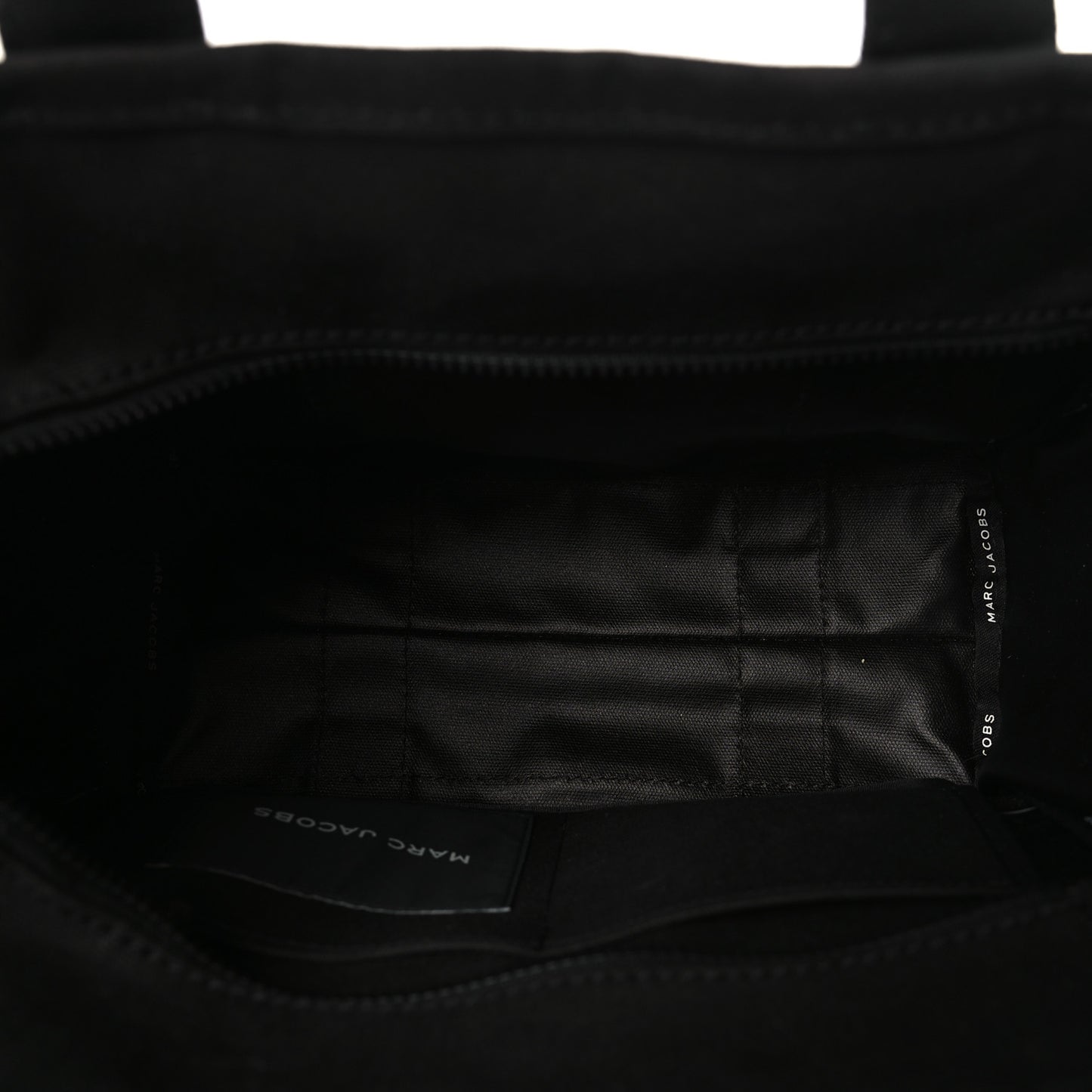 Cotton Canvas Medium The Traveler Tote Bag Black