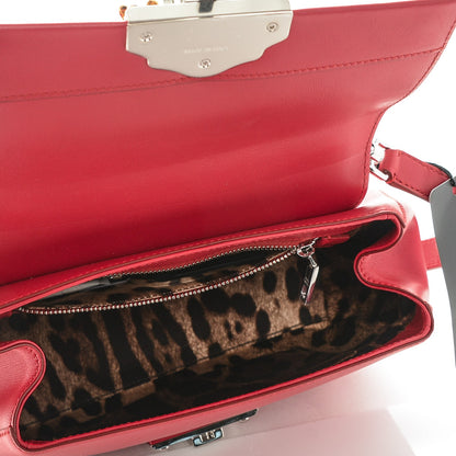 Dolce & Gabbana Calfskin Lucia Small Satchel Rosso 5 of 6