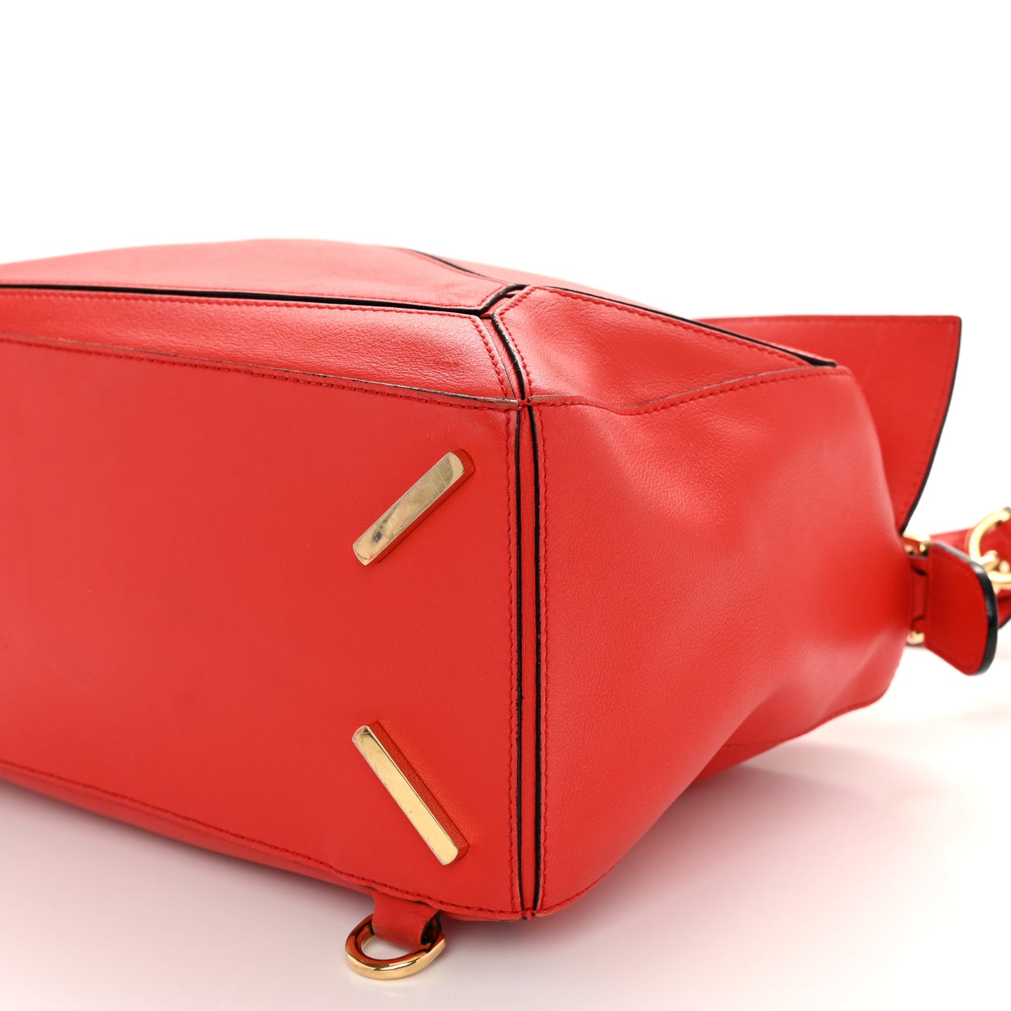 Calfskin Medium Puzzle Bag Scarlet