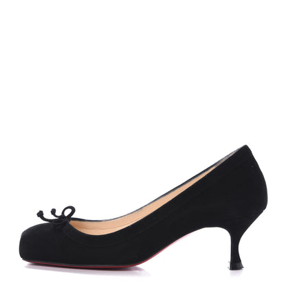 Christian Louboutin Suede Neo Mars 45 Pumps 36 Black 1 of 8
