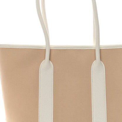 Hermes Buffle Skipper Toile Garden 30 TPM Zip Tote White 7 of 12