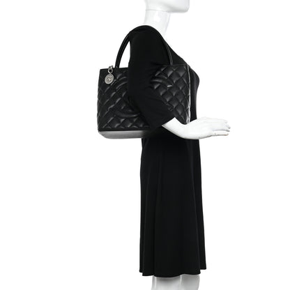 Chanel Caviar Quilted Medallion Tote Black 2 of 11
