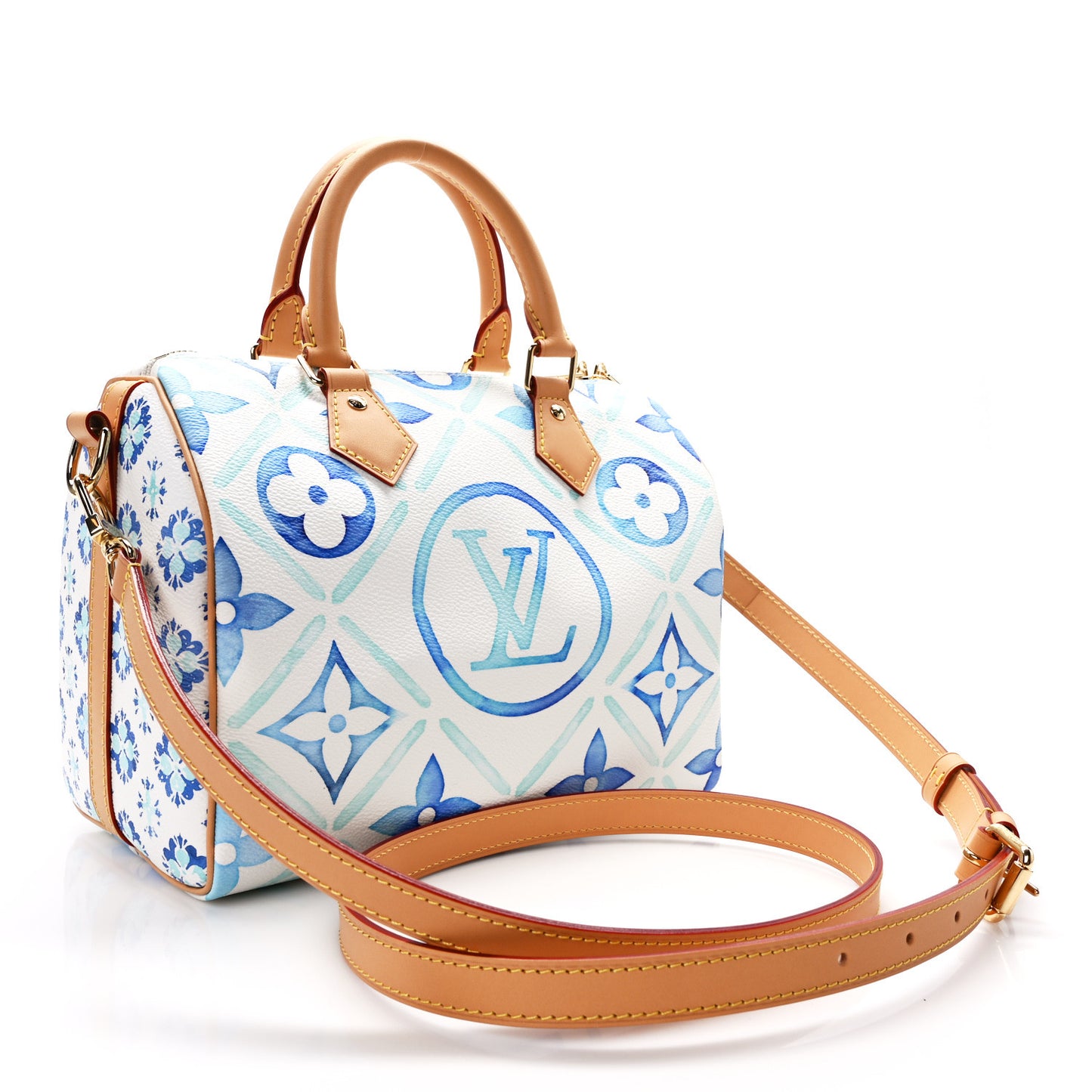 Monogram Tiles By The Pool Speedy Bandouliere 25 Lagoon Blue