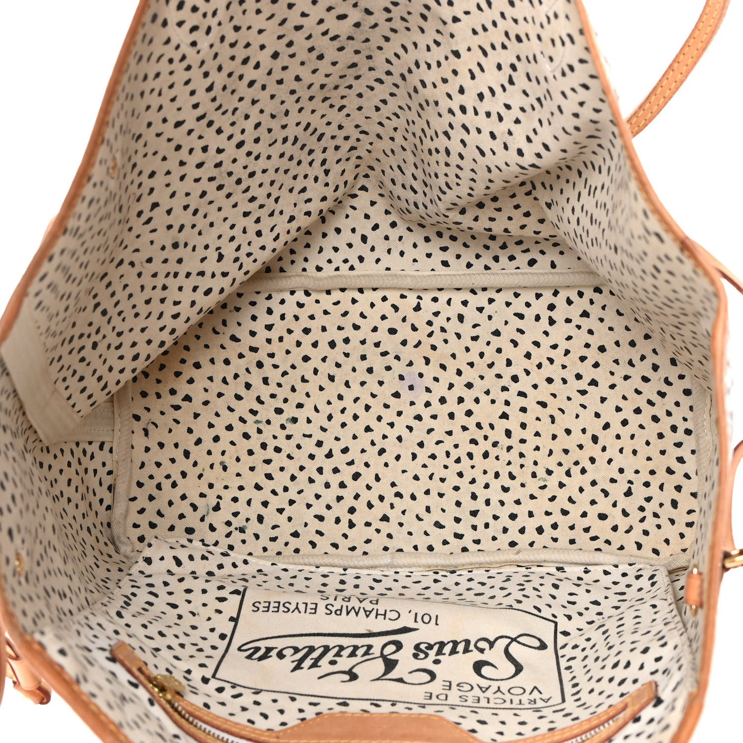 Monogram Kusama Waves Neverfull MM White