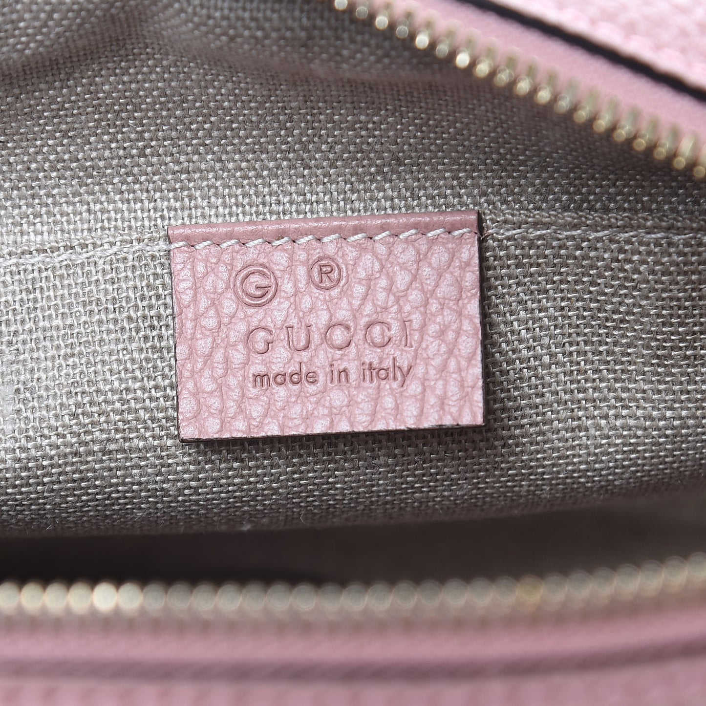 Monogram Mini Bree Messenger Bag Beige Soft Pink